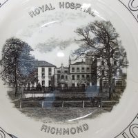 Richmond Royal Hospital Advertising Plate No1 Surrey