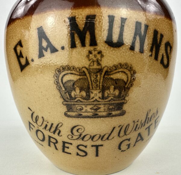 Munns Crown Tavern Forest Gate Doulton Pub Jug